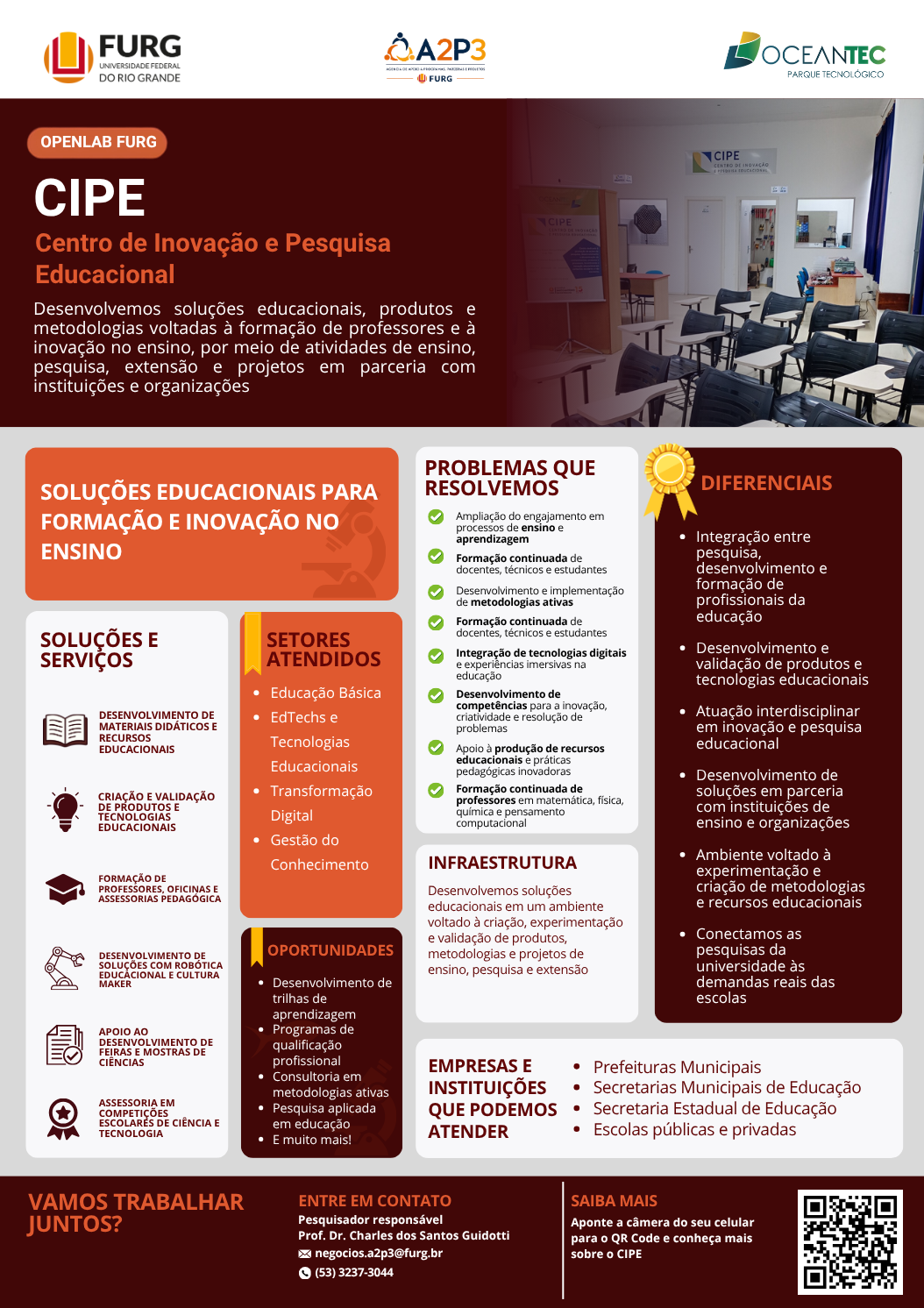Card institucional do OpenLab CIPE
