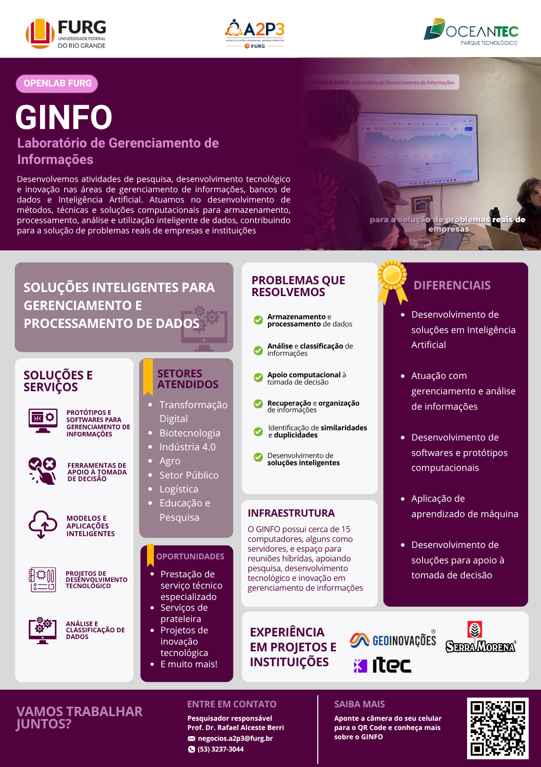 Card institucional do OpenLab GINFO
