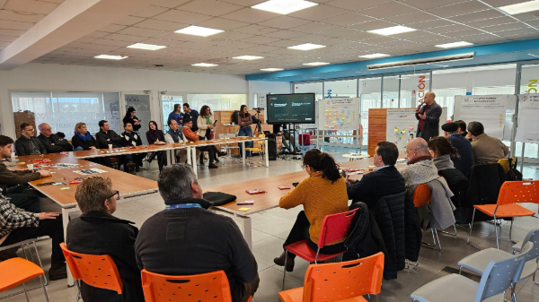 Apresentação durante a Semana Binacional de Inovação